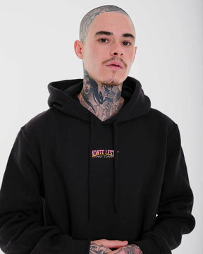 Sweatshirt Kangaroo Hooded - Times Black