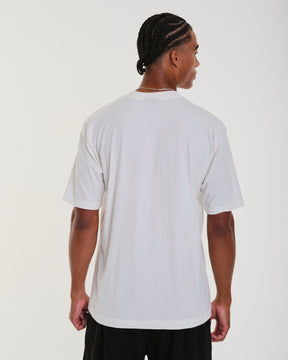 T-Shirt Oversized Printed Survivor - Off White