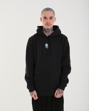 Sweatshirt Kangaroo Hooded - ML Black