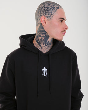 Sweatshirt Kangaroo Hooded - ML Black