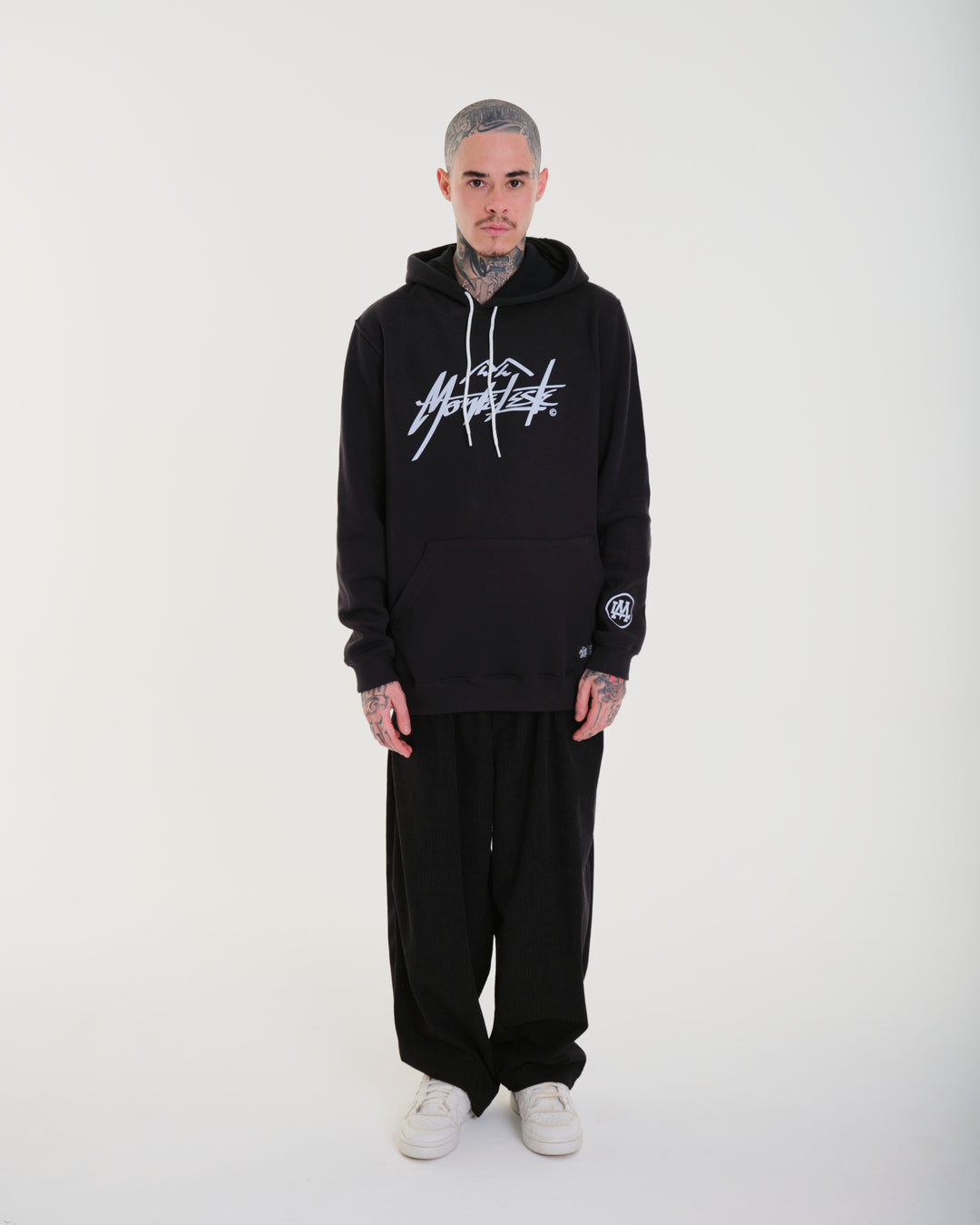 Sweatshirt Kangaroo Hooded - Mountain Black