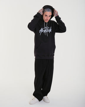 Sweatshirt Kangaroo Hooded - Mountain Black