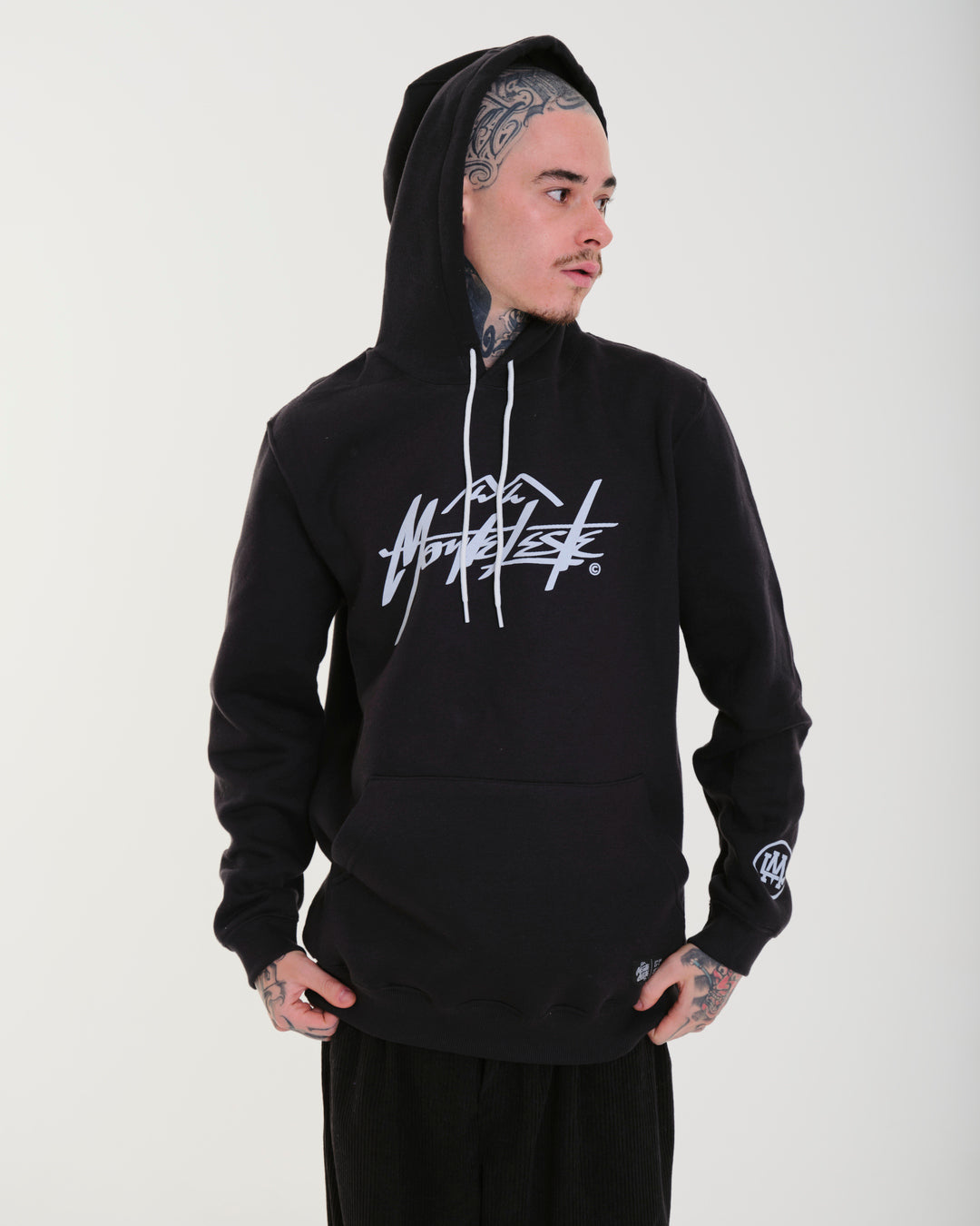 Sweatshirt Kangaroo Hooded - Mountain Black