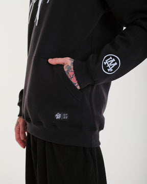 Sweatshirt Kangaroo Hooded - Mountain Black