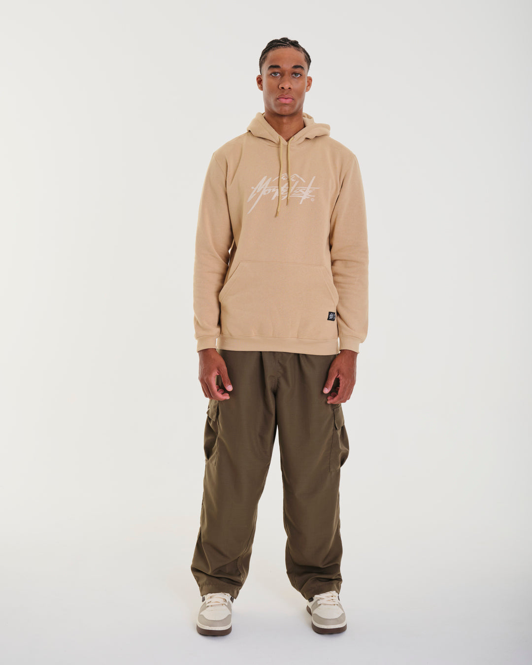 Sweatshirt Kangaroo Hooded - Mountain Sand