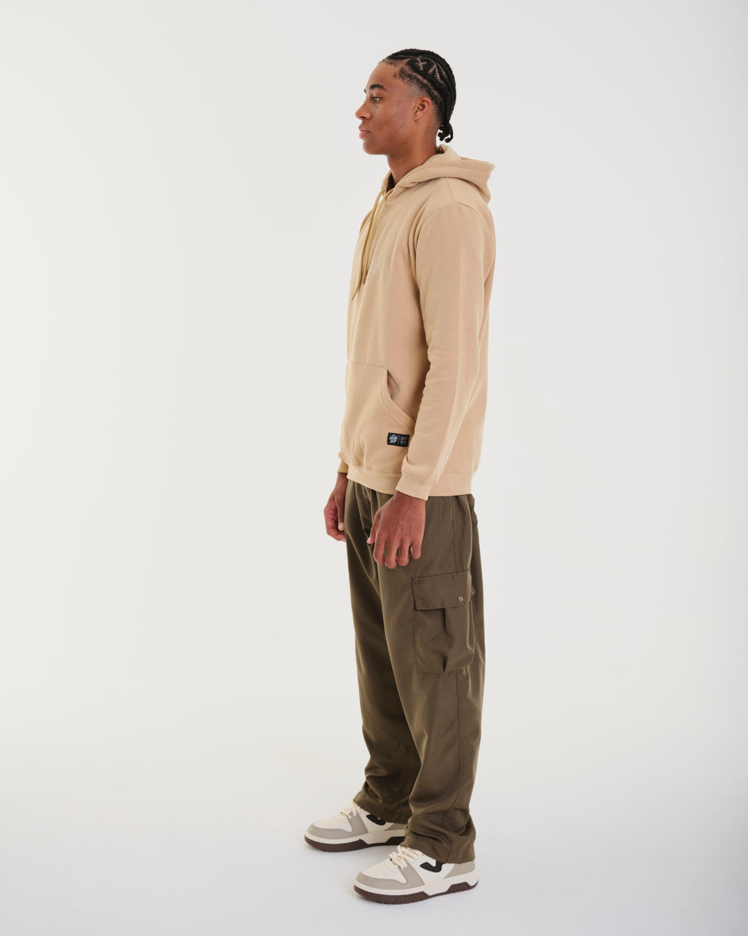 Sweatshirt Kangaroo Hooded - Mountain Sand