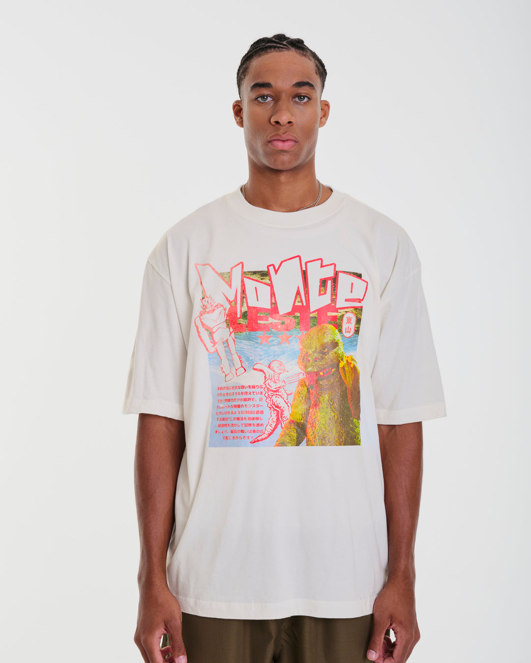 T-Shirt Oversized Printed JPN - Off White