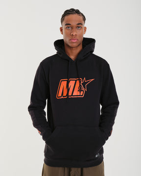 Sweatshirt Kangaroo Hooded - Global Black
