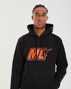 Sweatshirt Kangaroo Hooded - Global Black