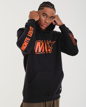 Sweatshirt Kangaroo Hooded - Global Black