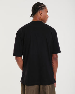 T-Shirt Oversized Printed Speed - Black