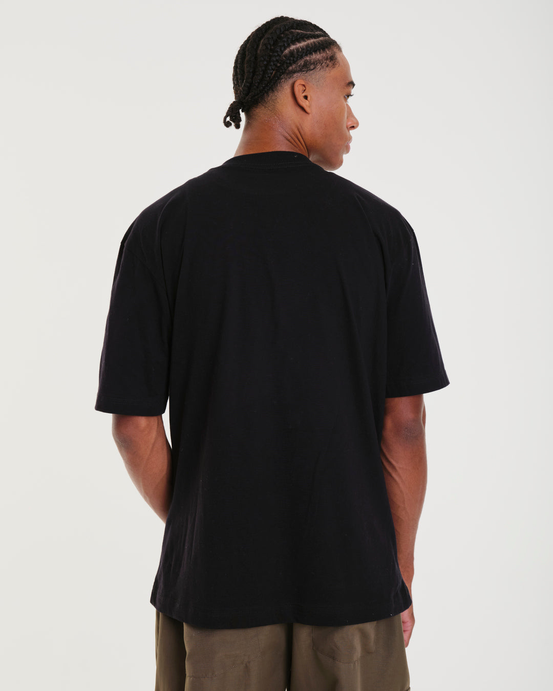 T-Shirt Oversized Printed 96 - Black