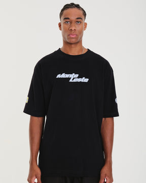 T-Shirt Oversized Printed 96 - Black