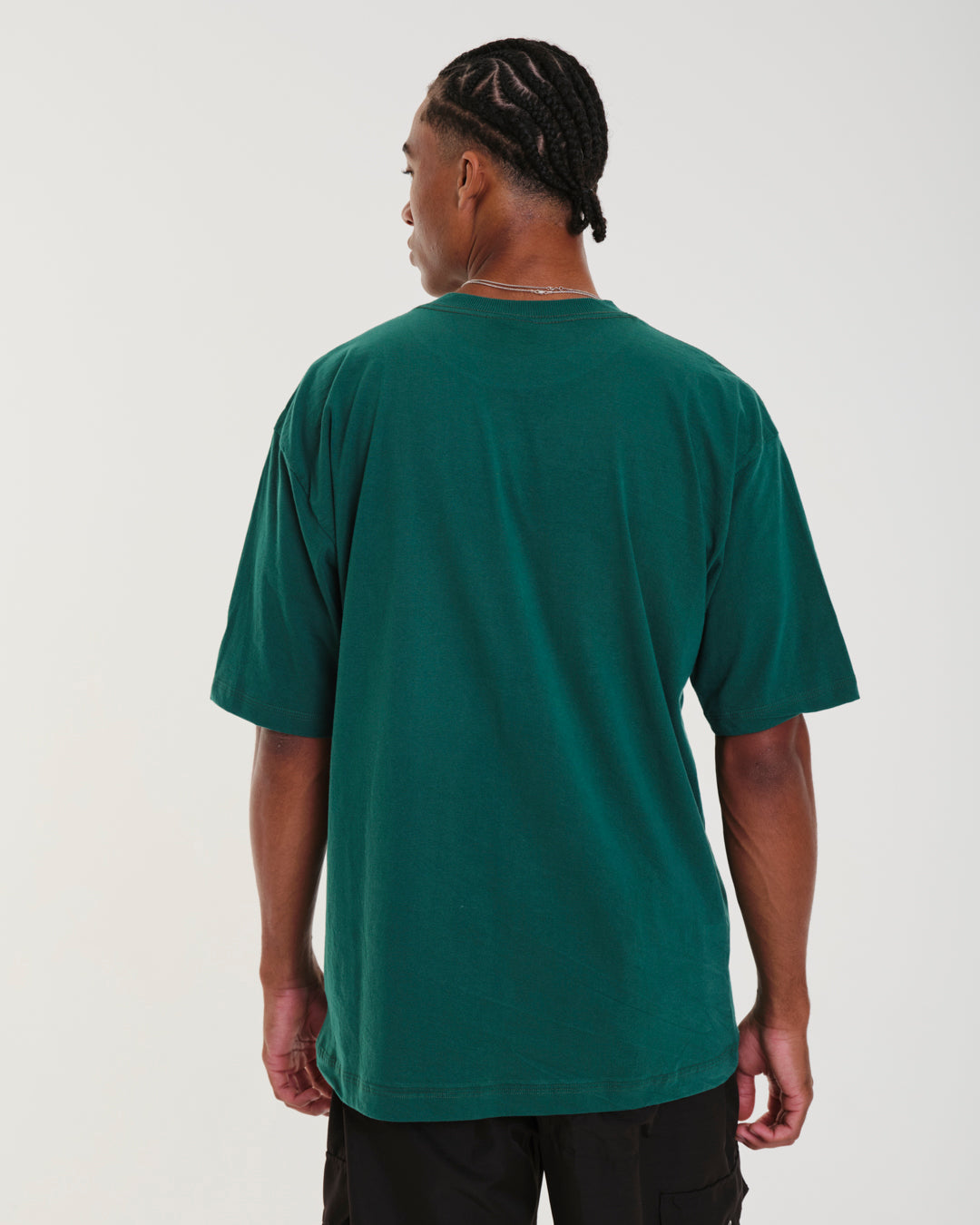 T-Shirt Oversized Printed L - Green