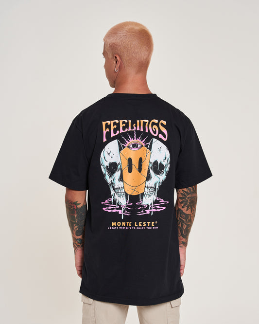 Printed T-Shirt - Black Feelings