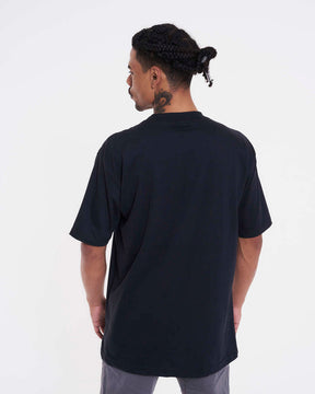 T-Shirt Oversized Printed Essenciais Dueto - Black