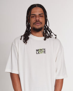 T-Shirt Oversized Printed Doors - Off White