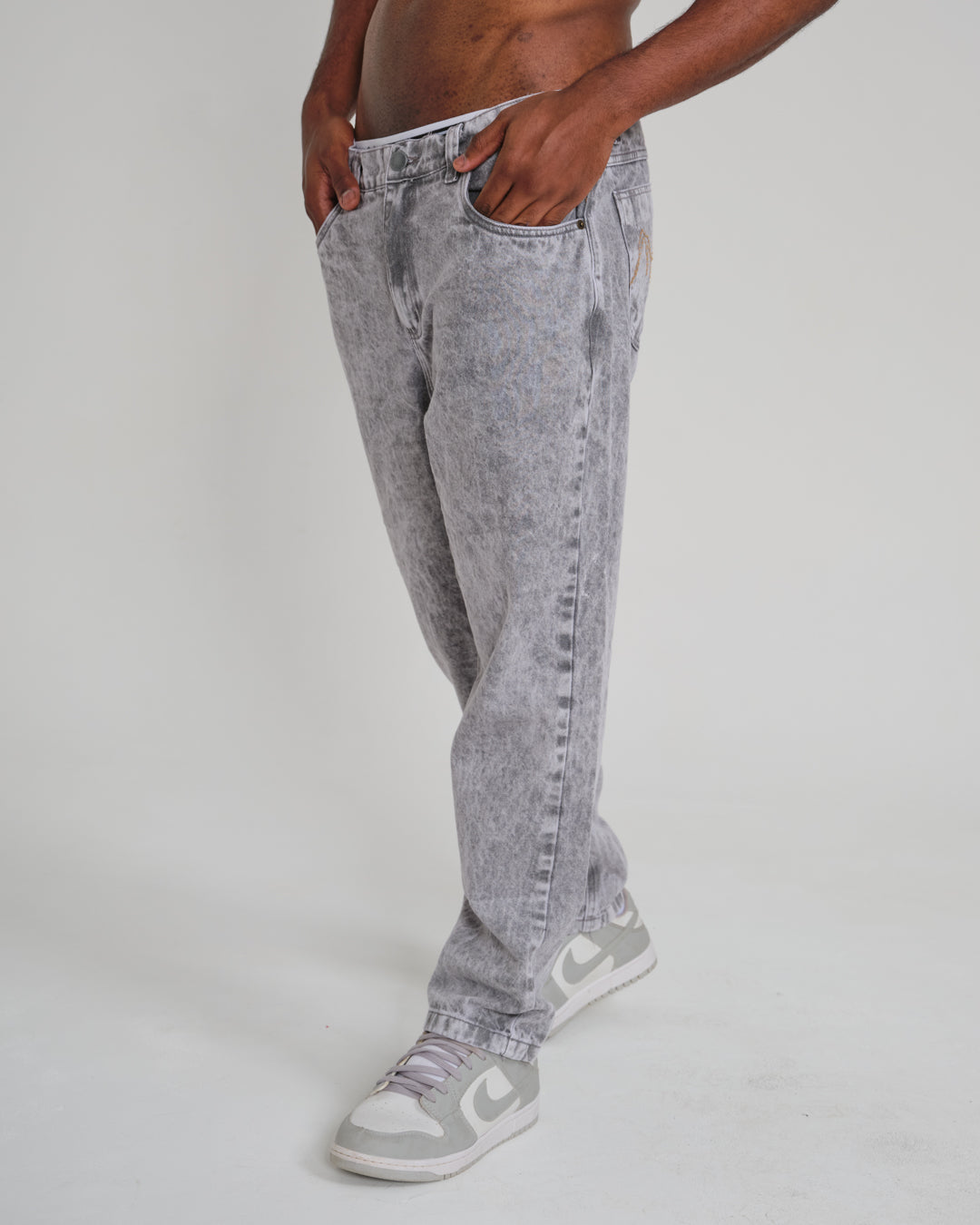 Straight Jeans - Marble