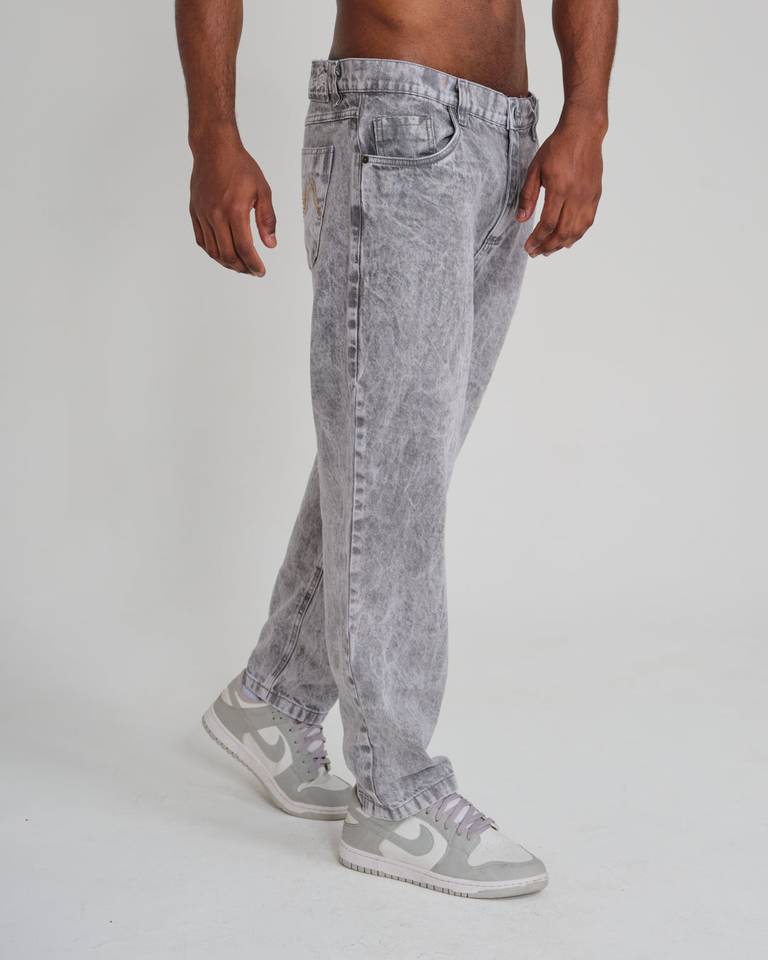 Straight Jeans - Marble