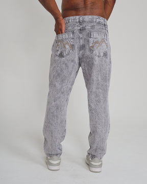 Straight Jeans - Marble
