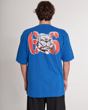 T-Shirt Oversized Printed Bronco - Royal Blue