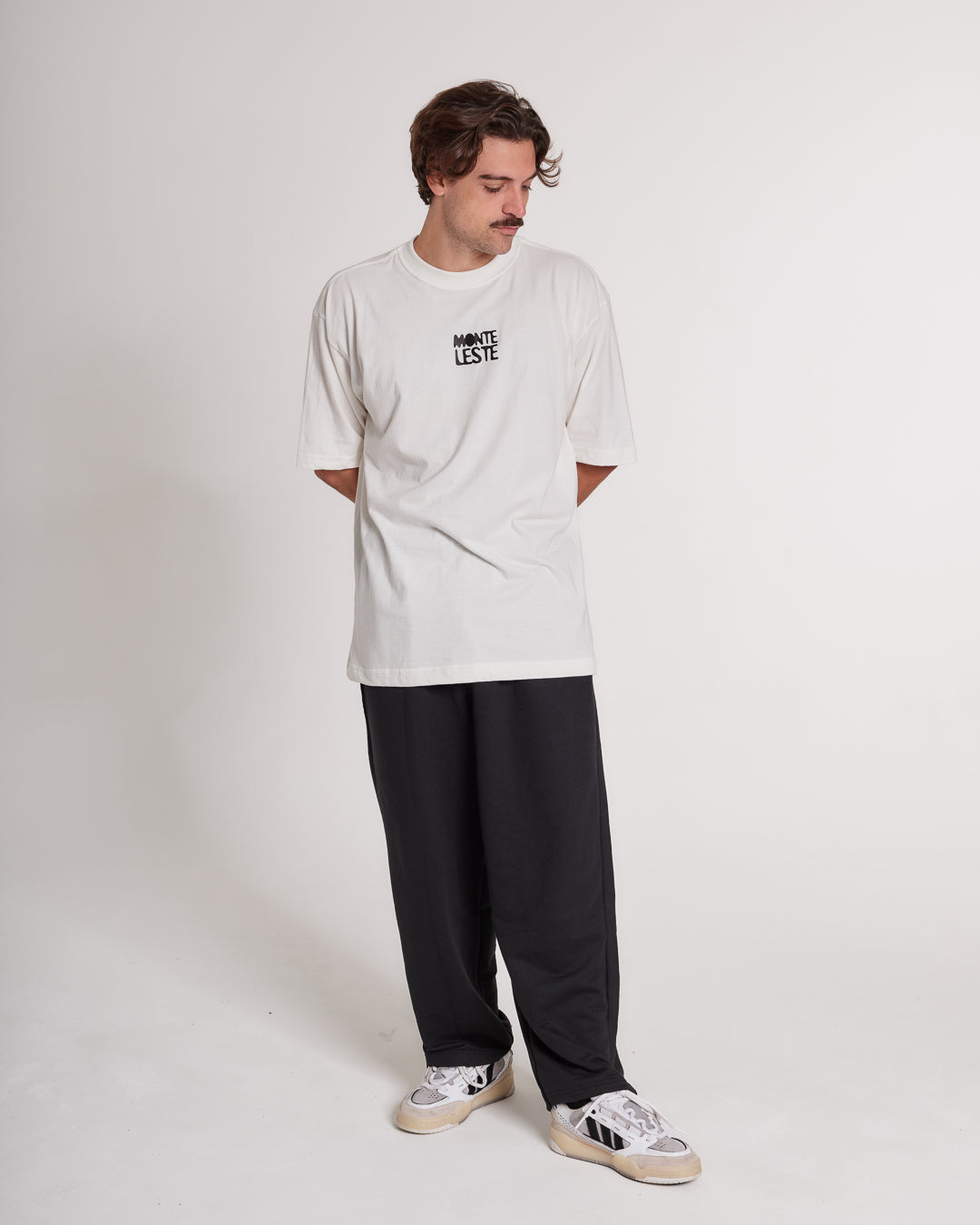 T-Shirt Oversized Printed Tenta - Off White