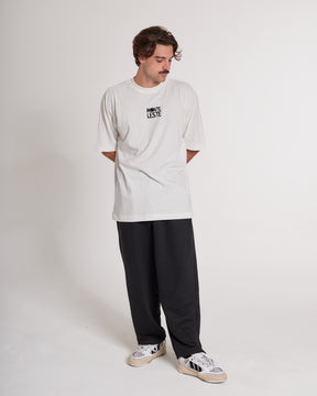 T-Shirt Oversized Printed Tenta - Off White