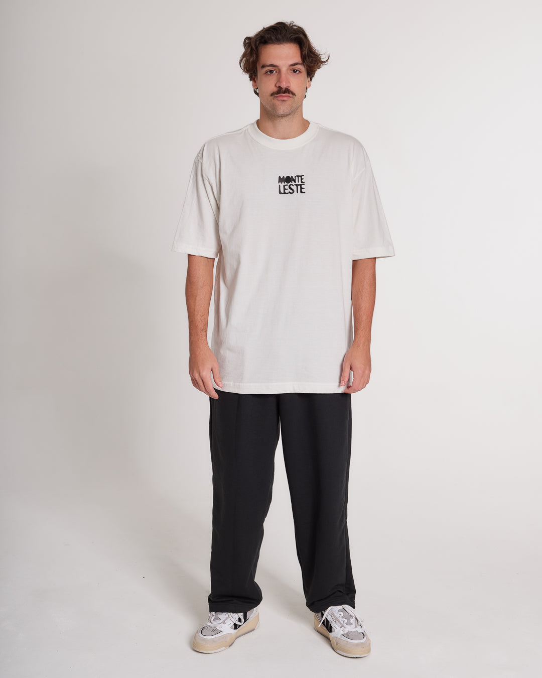 T-Shirt Oversized Printed Tenta - Off White