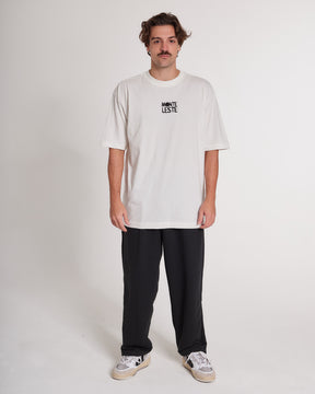 T-Shirt Oversized Printed Tenta - Off White