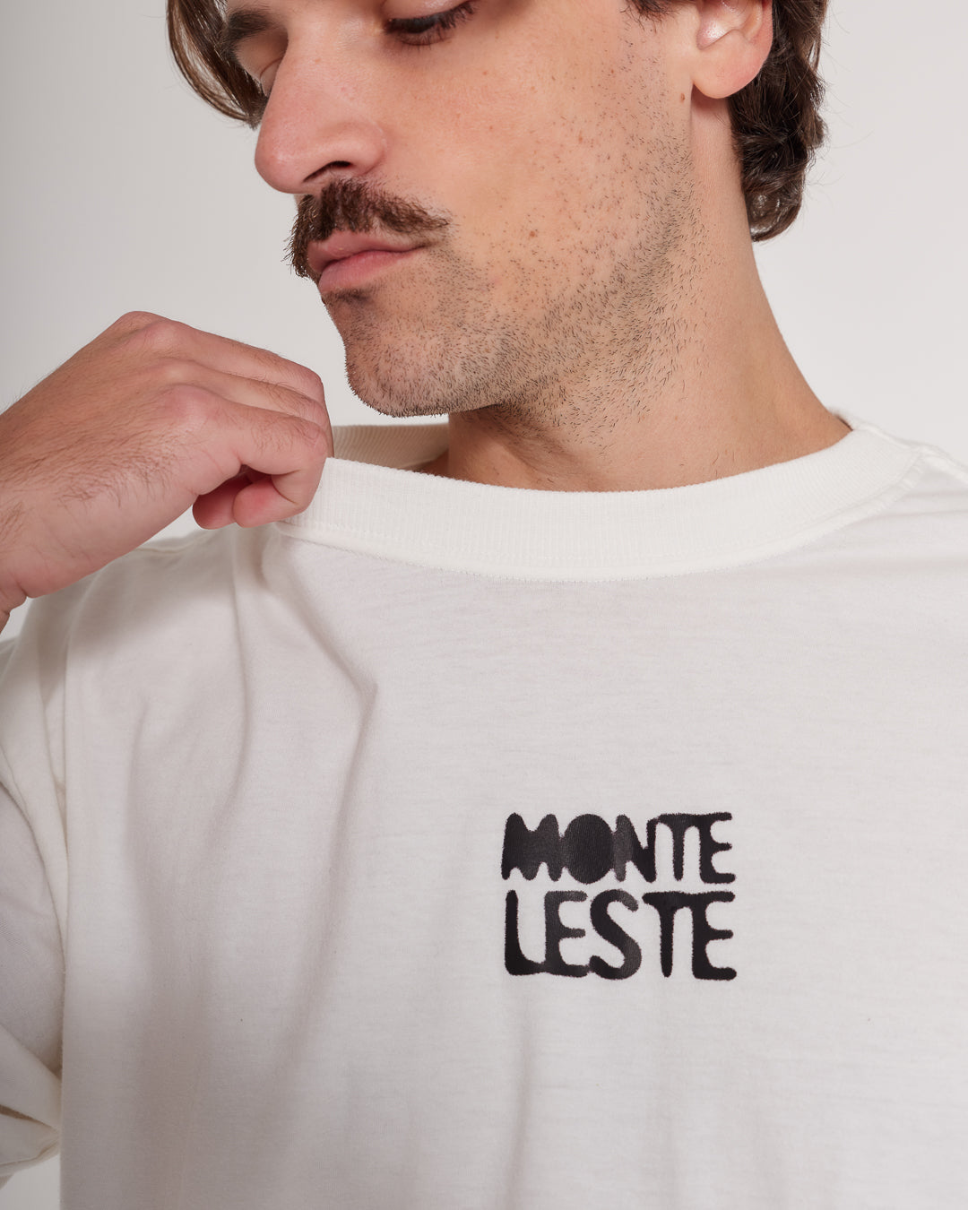 T-Shirt Oversized Printed Tenta - Off White