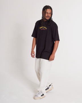 T-Shirt Oversized Printed Honor - Black