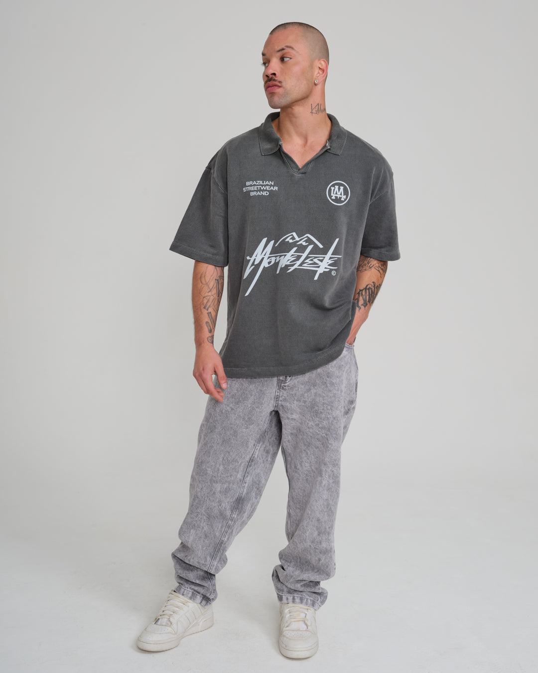 Straight Jeans - Marble
