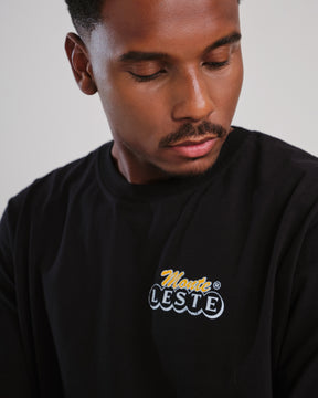 T-Shirt Oversized Printed Rolê - Black