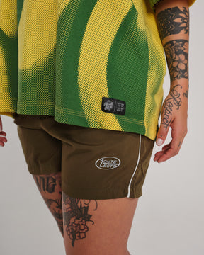 Polo Shirt Oversized Printed Penta - Yellow