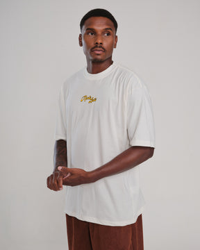 T-Shirt Oversized Printed Gelada - Off White