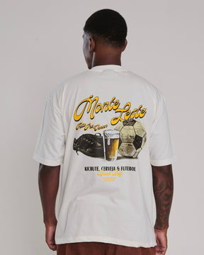 T-Shirt Oversized Printed Gelada - Off White