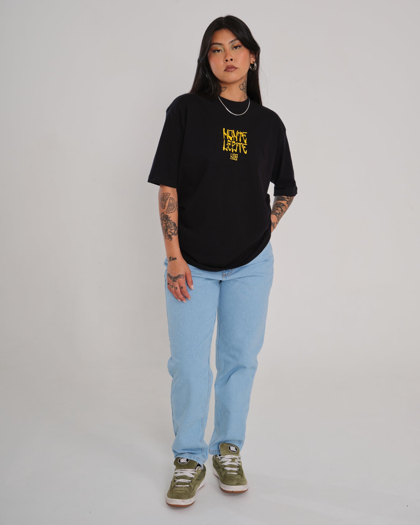 T-Shirt Oversized Printed Brazil - Black