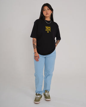 T-Shirt Oversized Printed Brazil - Black