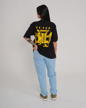 T-Shirt Oversized Printed Brazil - Black