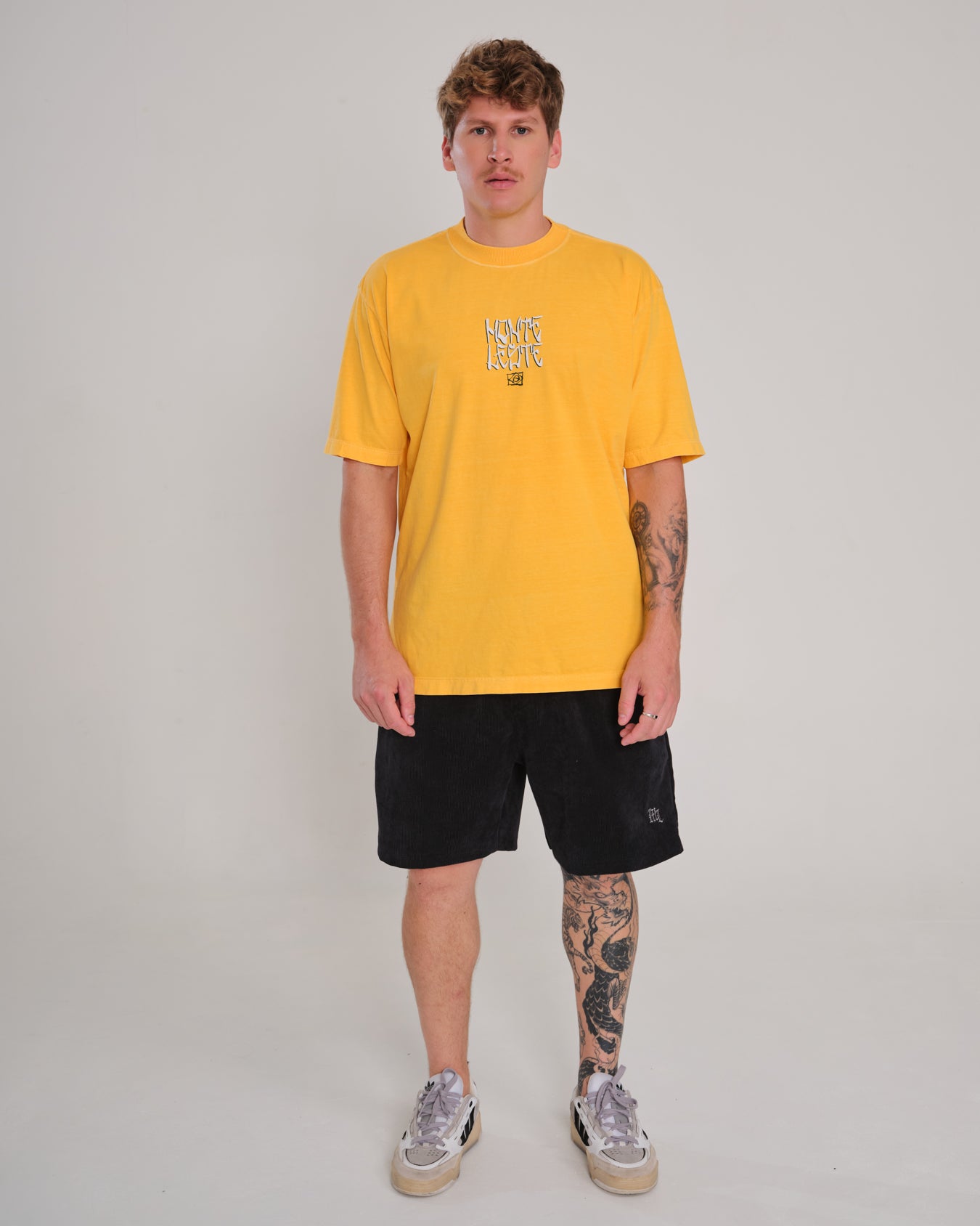 T-Shirt Oversized Printed Brazil - Yellow