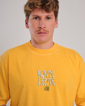 T-Shirt Oversized Printed Brazil - Yellow