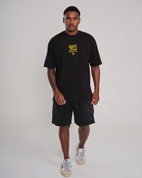 T-Shirt Oversized Printed Brazil - Black