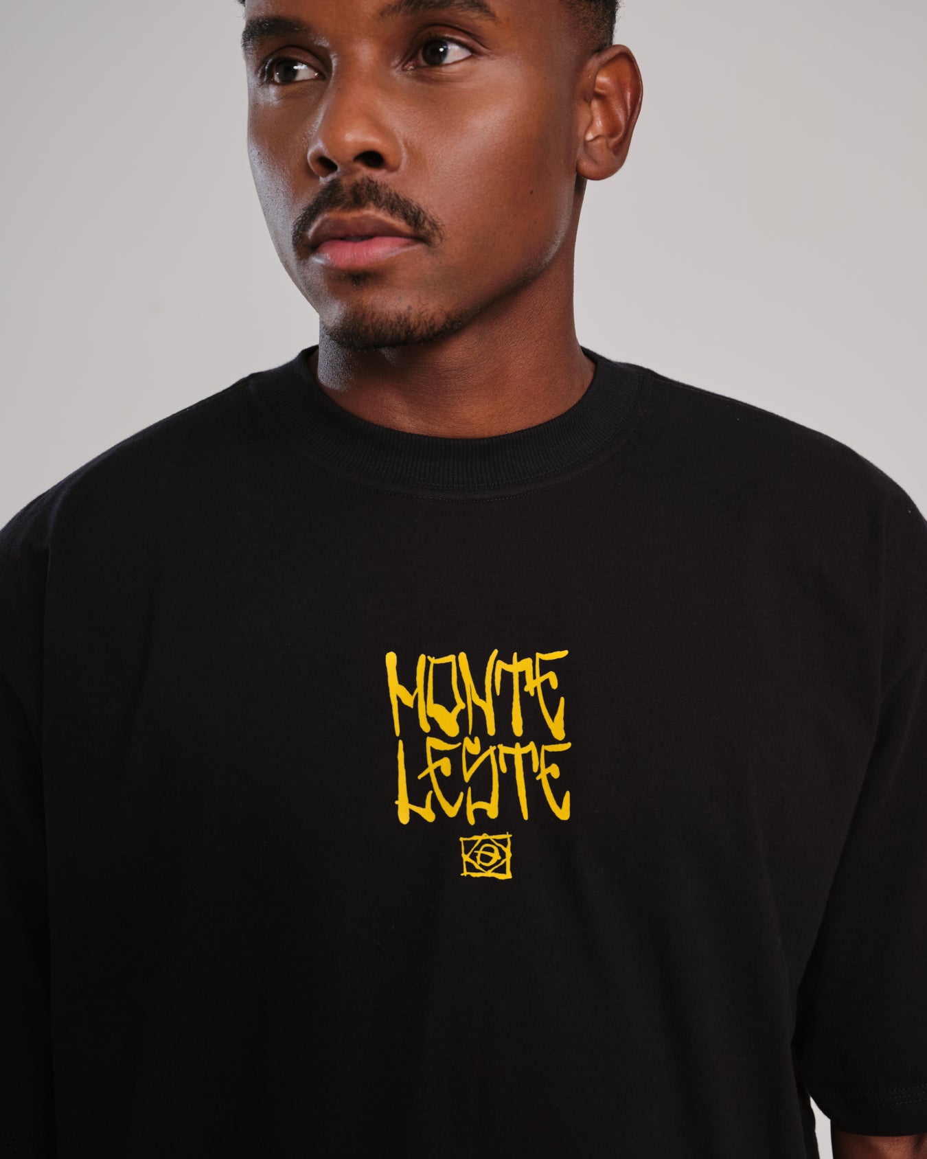 T-Shirt Oversized Printed Brazil - Black