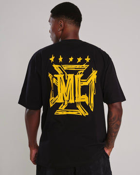 T-Shirt Oversized Printed Brazil - Black