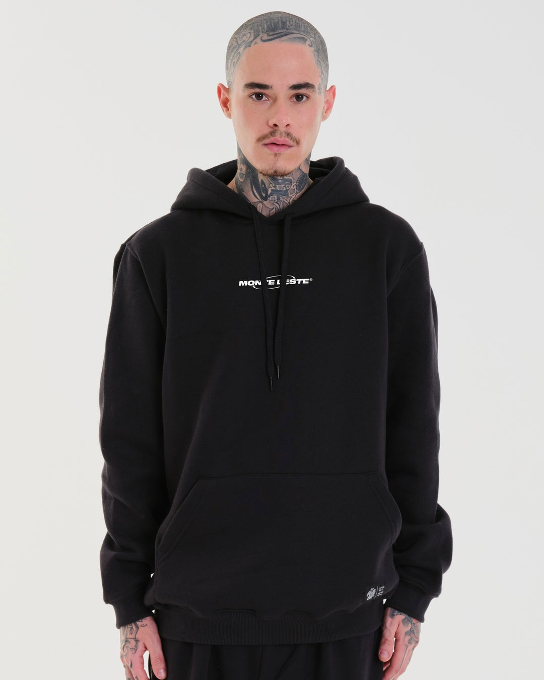 Sweatshirt Kangaroo Hooded - Oil Black