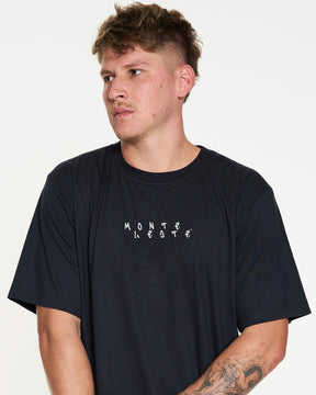 T-Shirt Regular Printed - Cinque Black