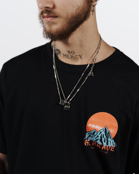 T-Shirt Regular Printed - Bird Black