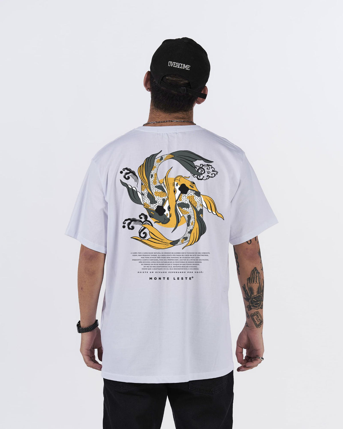 T-Shirt Regular Printed - Carp White