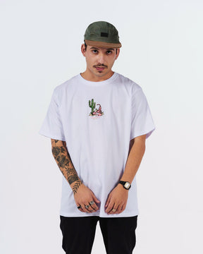 T-Shirt Regular Printed - Scorpion White