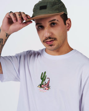 T-Shirt Regular Printed - Scorpion White
